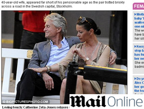 <i>Love</i>: Zeta-Jones e Douglas em clima de romance