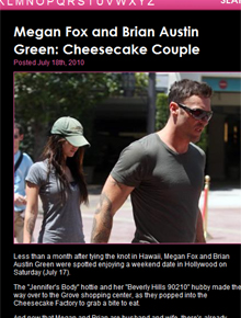 Casadinhos: Megan Fox sai para comer com o marido