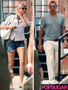 NY: Cameron passa o dia com Alex Rodriguez