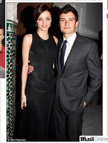 Secreto: Orlando Bloom e Miranda Kerr estão casados