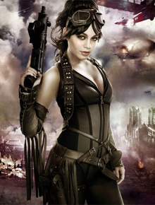 Blondie: Vanessa Hudgens posa para <i>Sucker Punch</i>