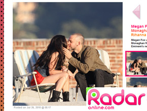 <i>Epa!</i>: Megan Fox beijando outro?