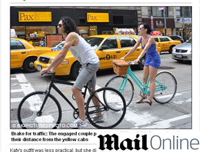 <i>Bike</i>: Perry e Russell passeiam em Nova Iorque