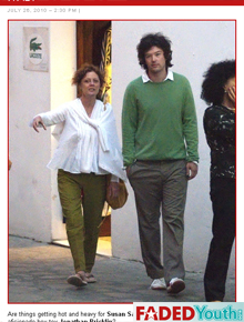 Itália: Susan Sarandon passeia com suposto <i>affair</i>