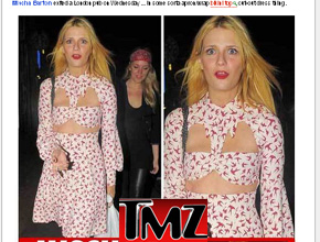 Modelito: Mischa Barton faz cara feia para fotógrafos