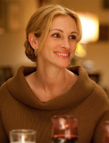 <i>Comer</i>: Julia Roberts engordou durante filmagem