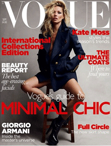 <i>Vogue UK</i>: Kate Moss é capa