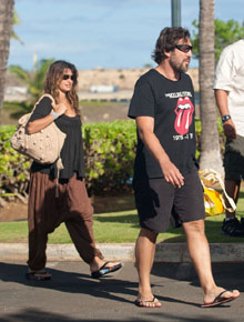 Havaí: Penélope Cruz e Javier Bardem passeiam
