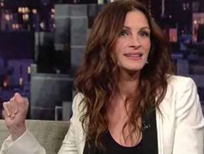 Varizes?: Julia Roberts explica gafe de Letterman