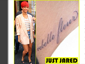 <i>Rebelle Fleur</i>: Veja nova <i>tattoo</i> de Rihanna