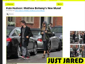 Londres: Kate Hudson tenta escapar da chuva