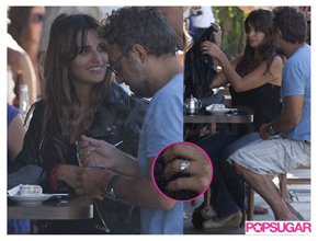 Casada: Penélope Cruz exibe diamante