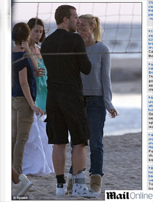 Praia: Paltrow e Martin encontram Jay-Z