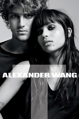 Alexander Wang: Zoe Kravitz posa para <i>ads</i>