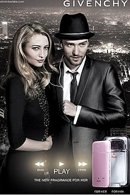<i>Givenchy</i>: Timberlake e Noot Seear posam para <i>ad</i>