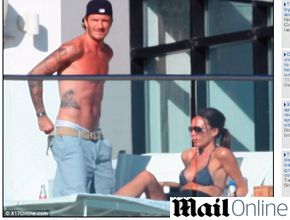Na Califórnia: David e Victoria Beckham curtem praia