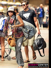 Fim: Zac e Vanessa retornam das férias