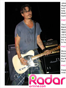 Músico: Johnny Depp faz <i>show</i> beneficente