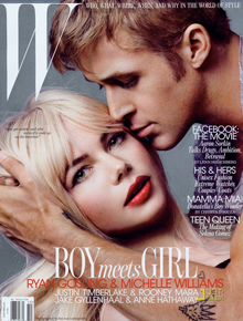 Capa: Michelle Williams e Ryan Gosling posam para a <i>W</i>