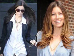 Morena: Jessica Biel muda o <i>look</i>