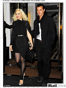 Oito anos: Gwen Stefani e o marido celebram união