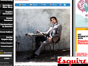 De barco: Javier Bardem posa para <i>Esquire</i>
