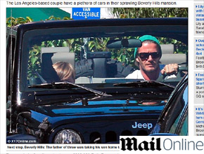 Carrão: David Beckham busca filho na escola