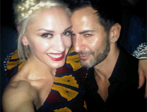 No <i>Twitter</i>: Gwen Stefani posta foto com Marc Jacbos
