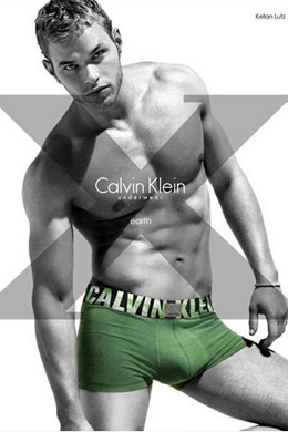 Verde: Kellan Lutz em novo <i>ad</i> de <i>underwear</i>