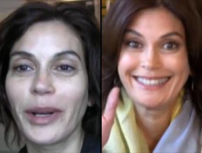 Transformação: Vídeo mostra Teri Hatcher acordando