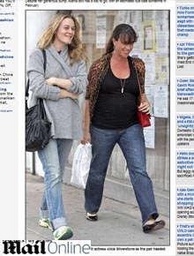 Tricô: Alanis Morissette e Alicia Silverstone almoçam juntas