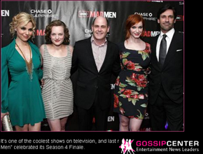 <i>Mad Men</i>: Elenco se reúne em fim do quarto ano
