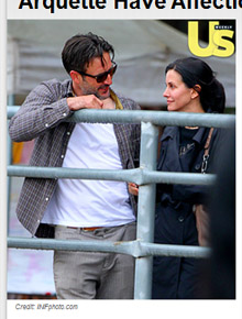 Pós-separação: Courteney Cox reencontra ex