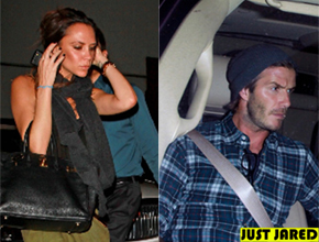 Restaurante: Victoria e David jantam em Beverly Hills