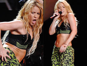 <i>Show</i>: Shakira fica com barriguinha durante dança