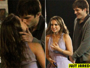 Mentirinha: Ashton Kutcher e Natalie Portman se beijam