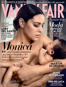 Capa: Monica Bellucci posa com a filha