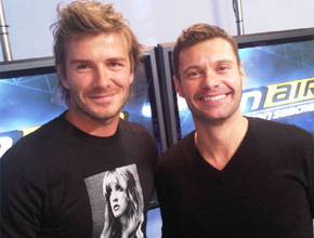 Tietagem: Ryan Seacrest posta foto com Beckham