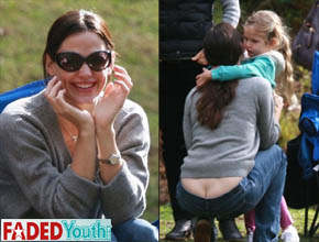 <i>Click</i> indiscreto: Calça trai Jennifer Garner