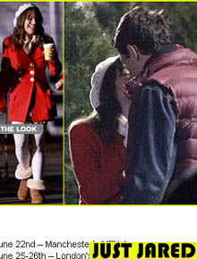 <i>Glee</i>: Rachel e Finn gravam episódio de Natal