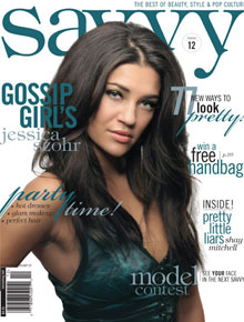 <i>Savvy</i>: Jessica Szohr estampa capa de revista