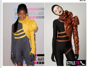 <i>AMA</i>: Marca diz que Willow Smith copiou sua roupa