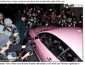 Cliques: Paris Hilton e Brooke Mueller causam <i>frenesi</i>