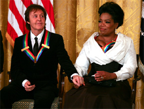 Casa Branca: Oprah e Paul McCartney são homenageados
