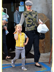 <i>Sushi</i>: Gwen Stefani vai a restaurante com os filhos