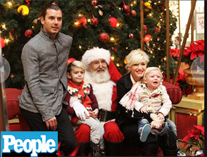Natal: Gwen Stefani leva filhos para conhecer Noel
