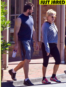 Malhação: Hugh Jackman vai a academia com a esposa