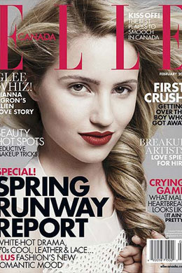 <i>Elle</i>: Dianna Agron é capa