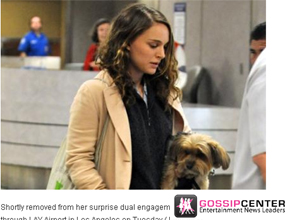 Correria: Natalie Portman é clicada em aeroporto