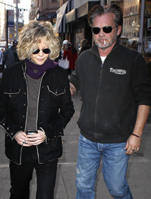 Assumiram?: Meg Ryan e <i>affair</i> são vistos juntos